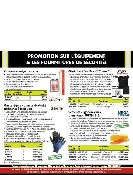 Couverture de la circulaire T4 d'équipement de sécurité