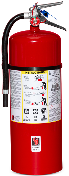 Extincteur Strike First ABC 20 lb avec support mural