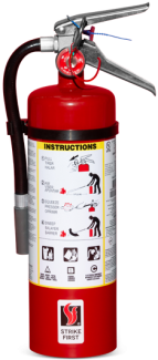 Extincteur Strike First ABC 5 lb avec support mural ou véhicule
